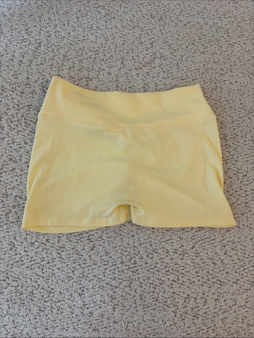 Sommer Ray Pale Yellow Athletic Set M shorts and Small jacket